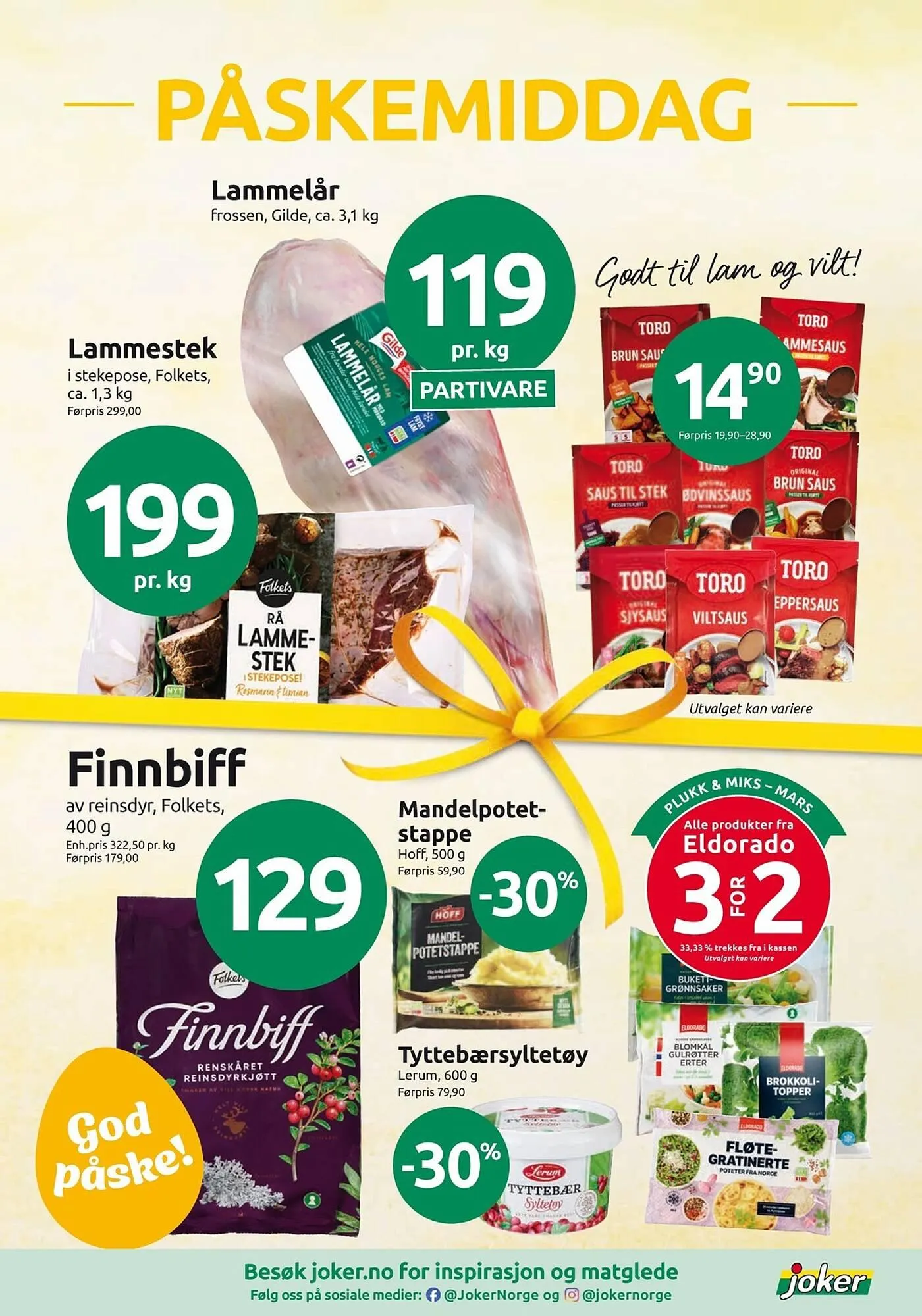 Joker kundeavis fra 29. mars til 5. april 2026 - kundeavisside 6