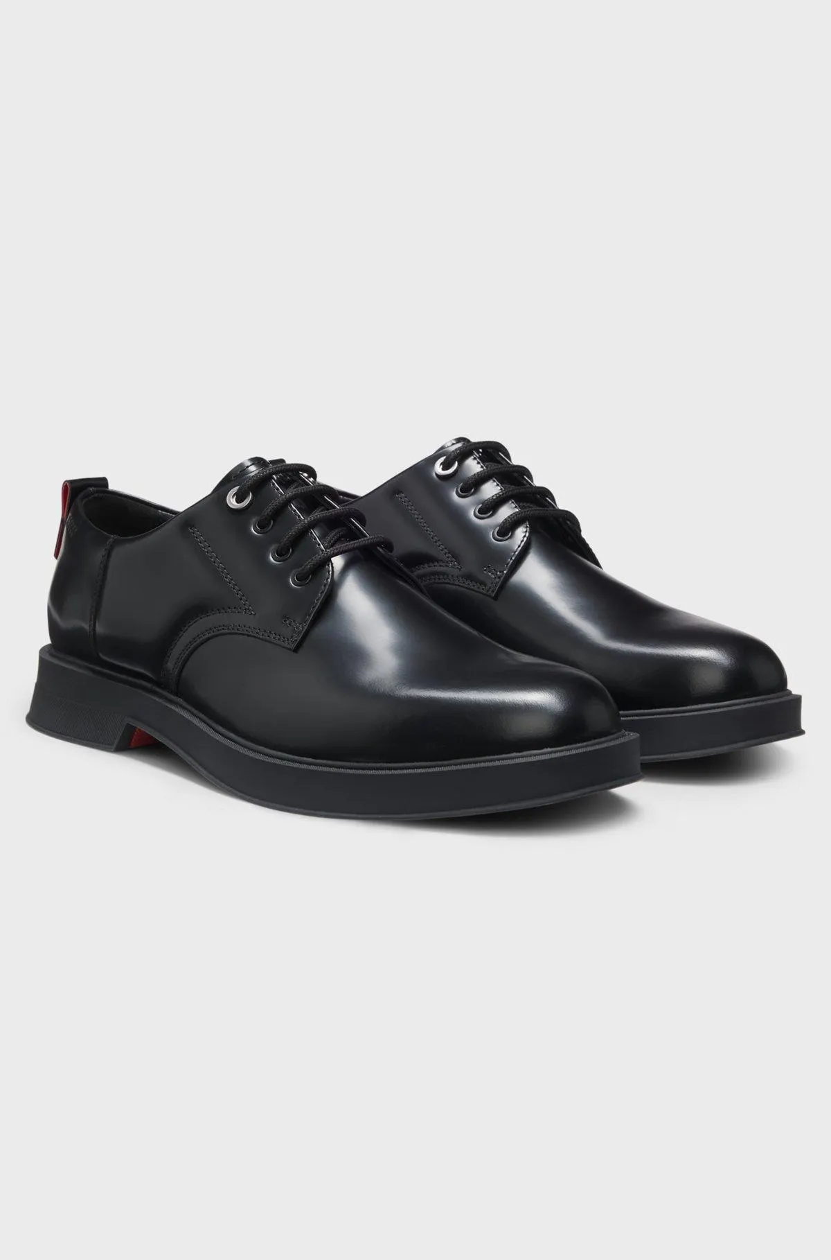 Leather Derby shoes with rubber outsole
