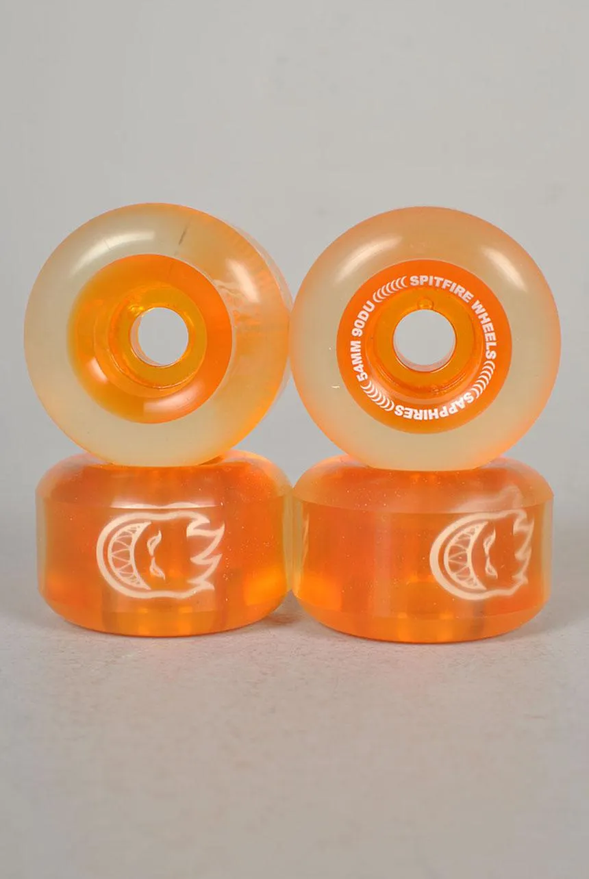 Spitfire Wheels Sapphires Orange Radial 54mm 90D