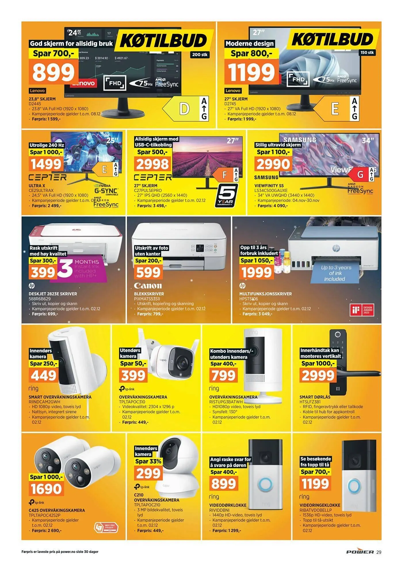 POWER Kundeavis fra 21. november til 2. desember 2024 - kundeavisside 29