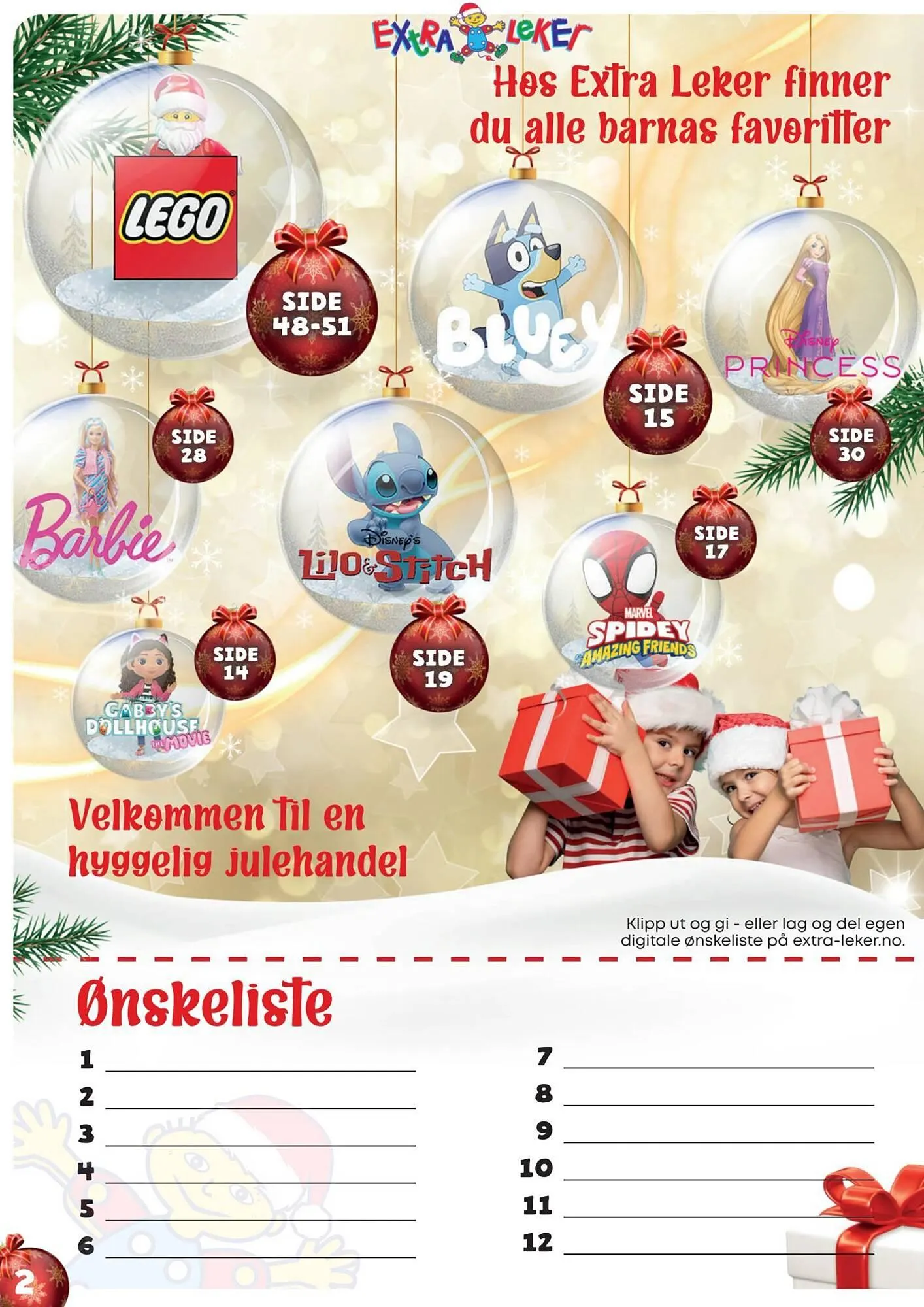 Extra Leker kundeavis fra 12. november til 24. desember 2025 - kundeavisside 2