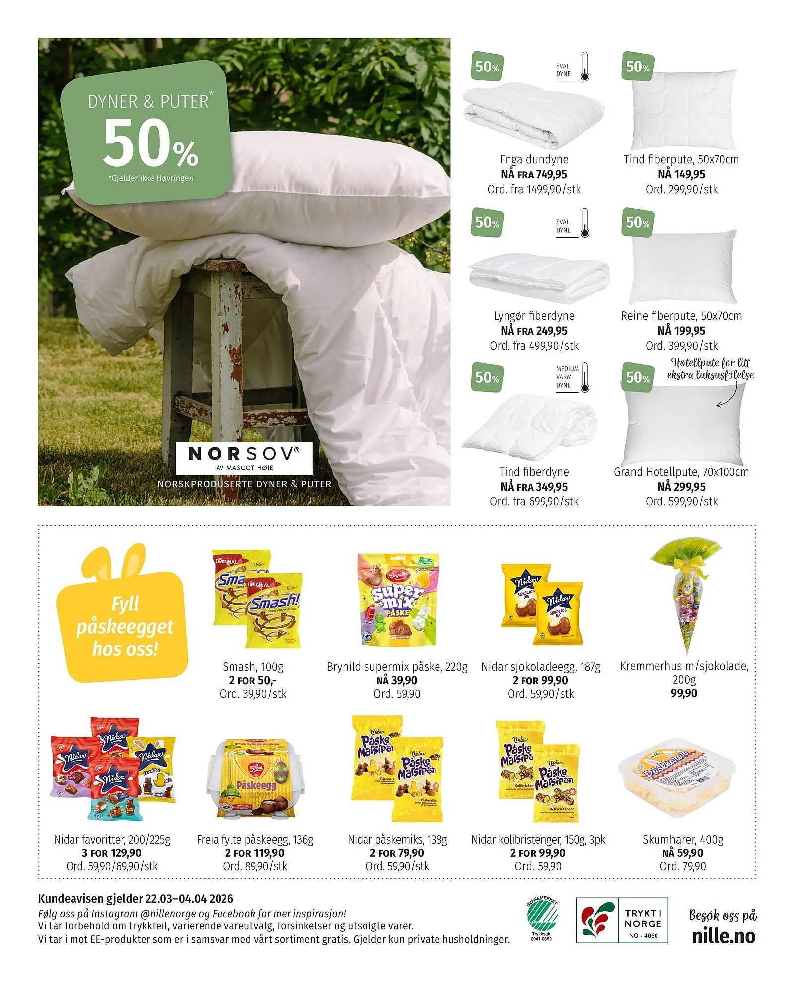 Nille kundeavis fra 22. mars til 4. april 2026 - kundeavisside 8