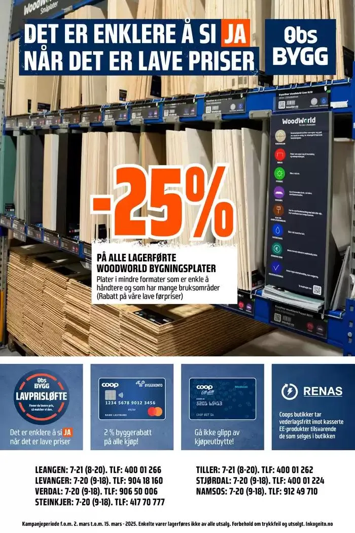 Topptilbud for alle kunder fra 2. mars til 16. mars 2025 - kundeavisside 19