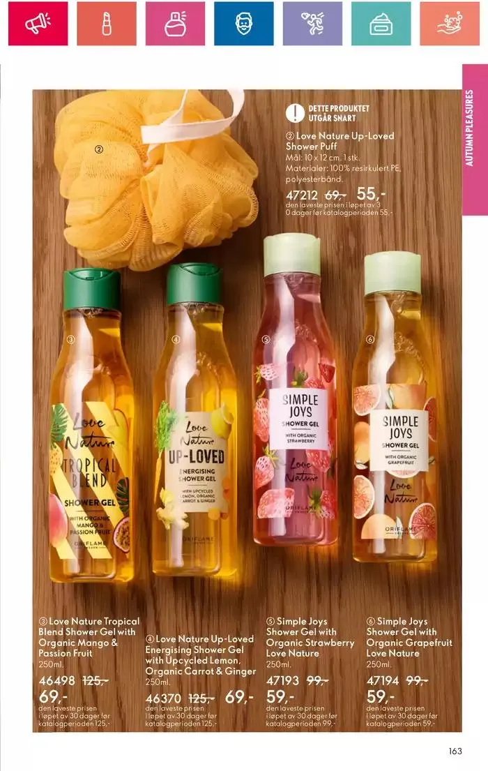 ORIFLAME Kundeavis fra 24. oktober til 7. november 2024 - kundeavisside 163