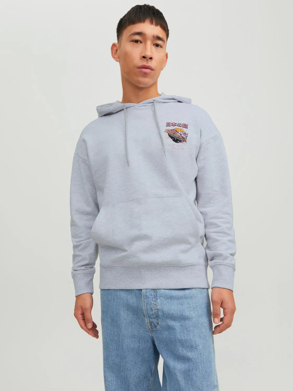 Trykket tekst Hettegenser