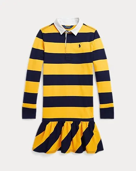 Striped Cotton Jersey Rugby Dress