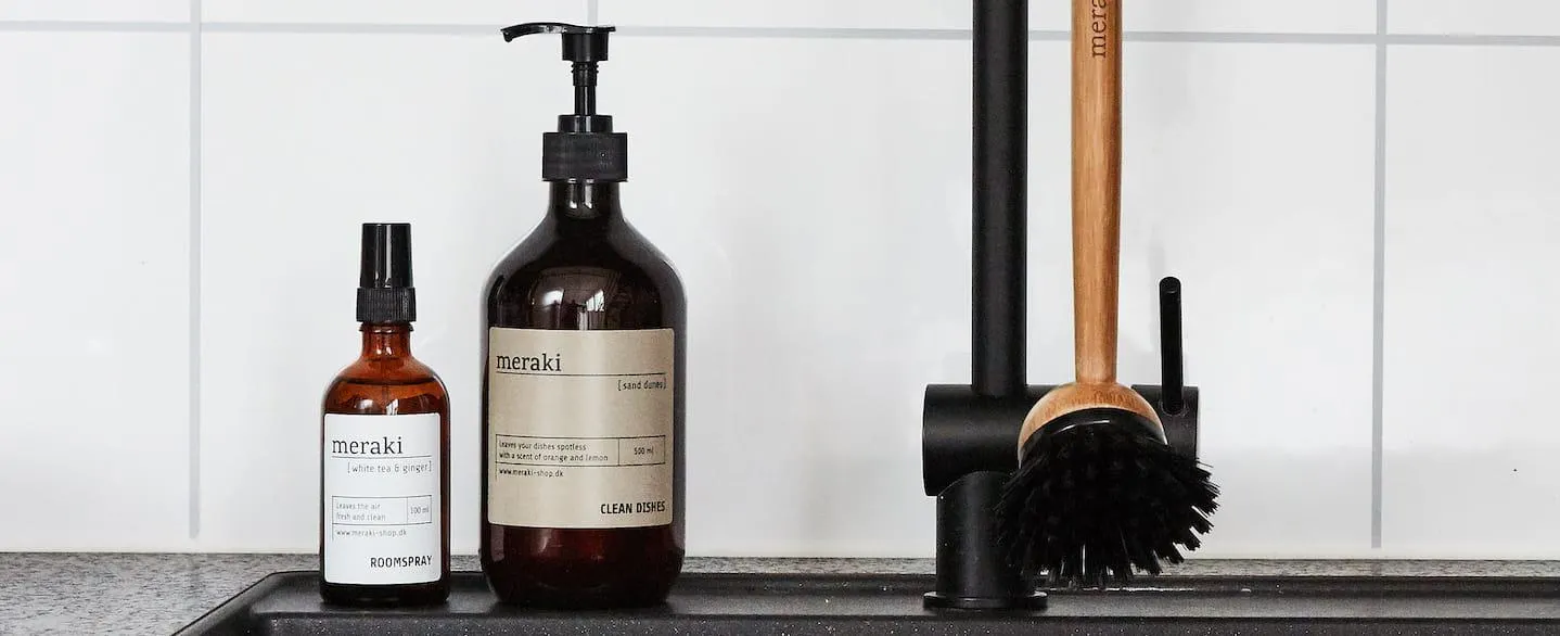 HOME børste- og såpeholder shellish grey