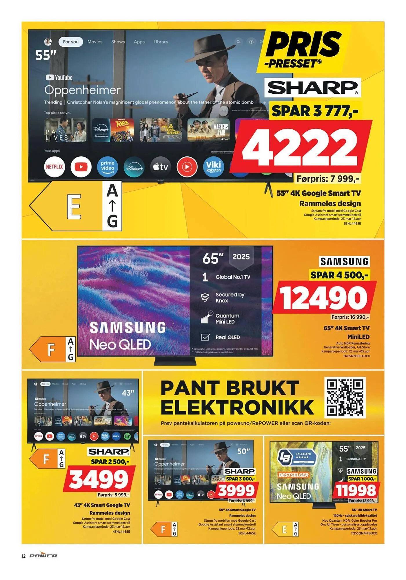 POWER kundeavis fra 30. mars til 7. april 2026 - kundeavisside 12