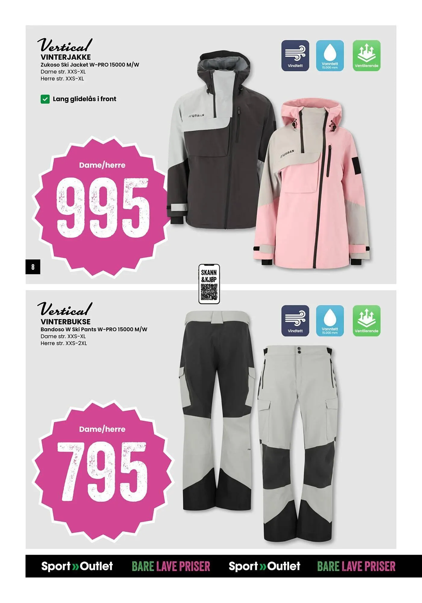 Sport Outlet kundeavis fra 4. november til 16. november 2025 - kundeavisside 8