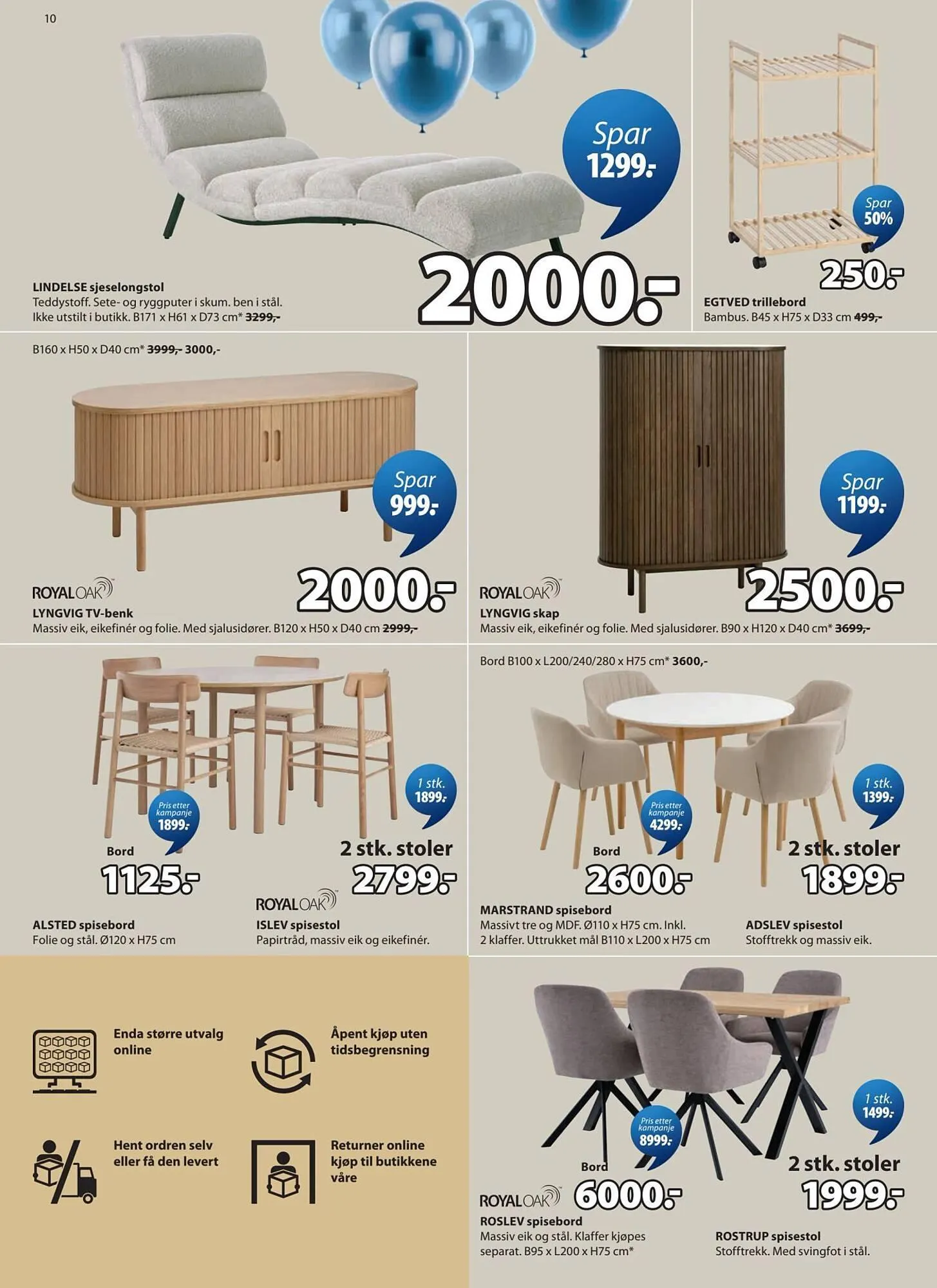 JYSK kundeavis fra 30. mars til 12. april 2026 - kundeavisside 10