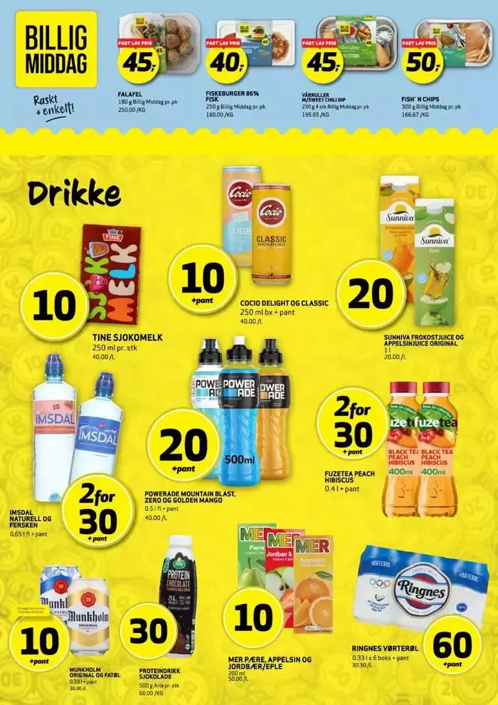 Stort utvalg av tilbud fra 18. oktober til 1. november 2024 - kundeavisside 18