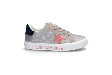Trendy sneakers med glitter
