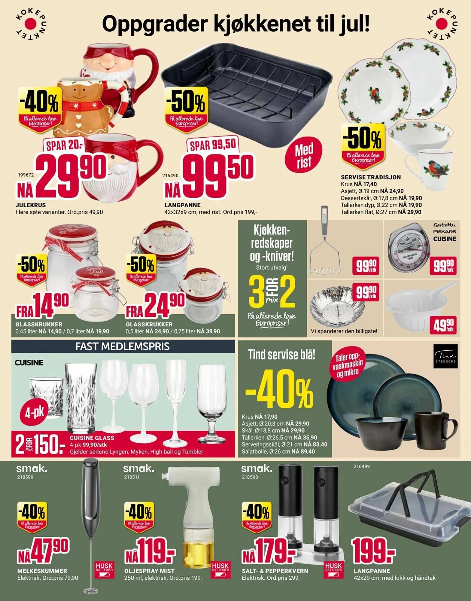 Europris kundeavis fra 22. desember til 28. desember 2025 - kundeavisside 3