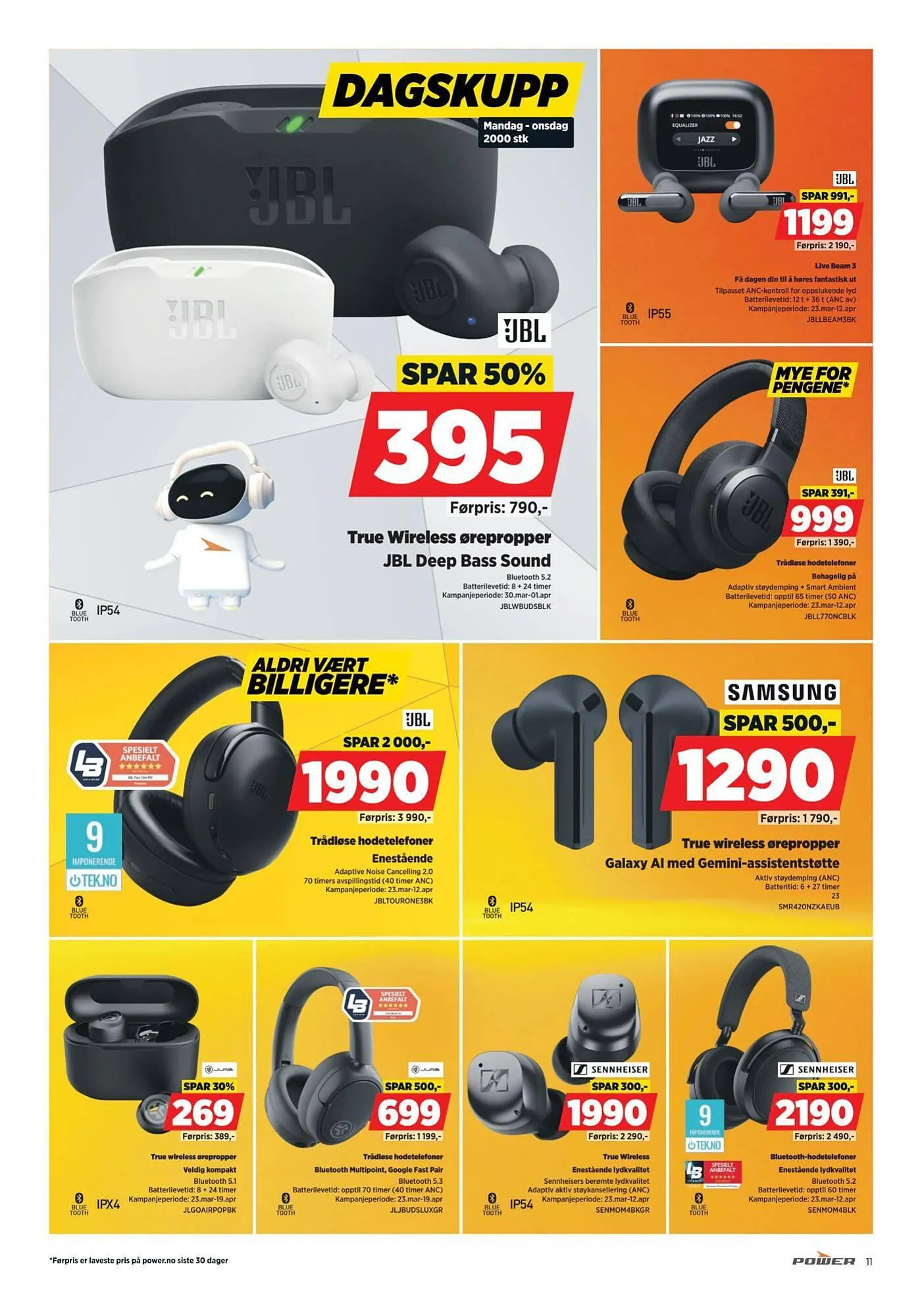 POWER kundeavis fra 30. mars til 7. april 2026 - kundeavisside 11