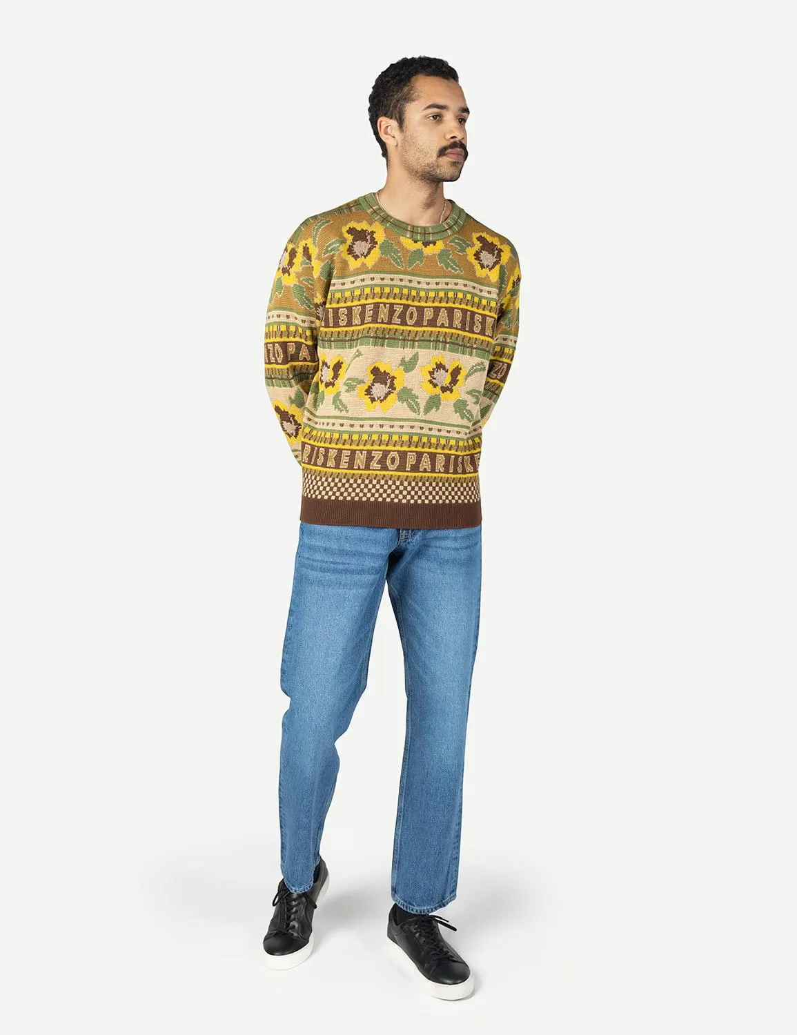 Fairisle Jumper Golder Yellow