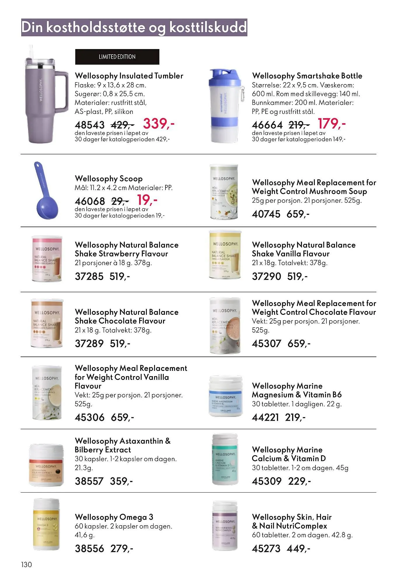 Oriflame katalog fra 2. desember til 9. desember 2025 - kundeavisside 130