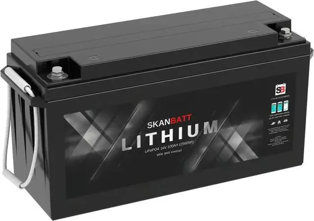 SKANBATT BT Lithium Batteri 24V 100AH
