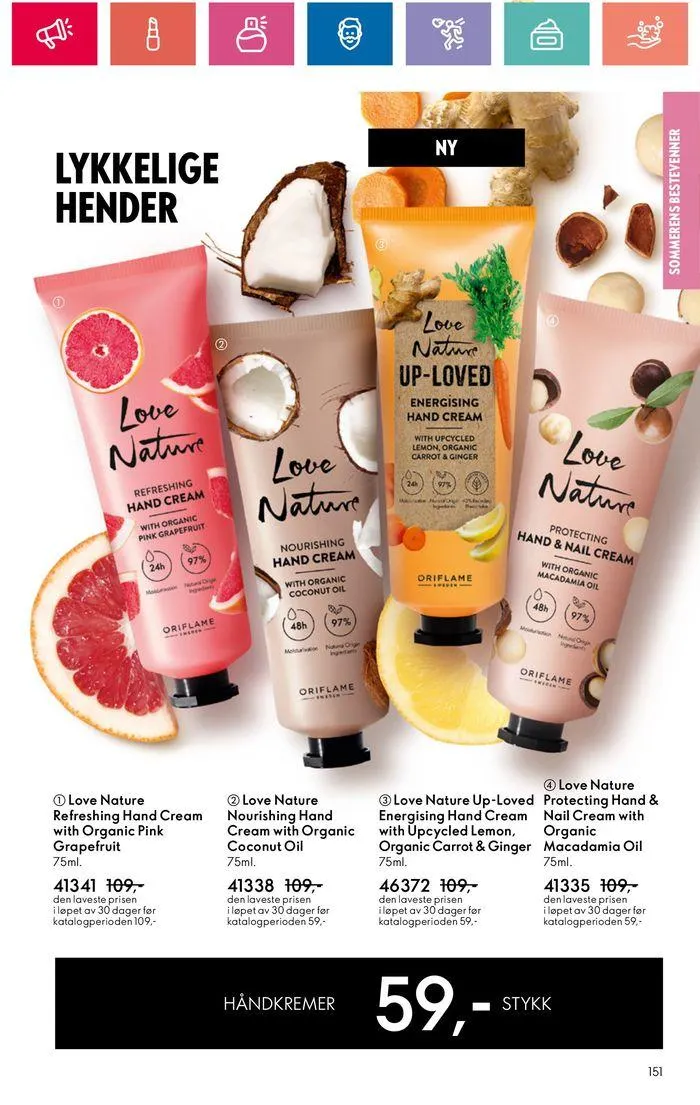 ORIFLAME Kundeavis fra 20. juni til 4. juli 2024 - kundeavisside 151