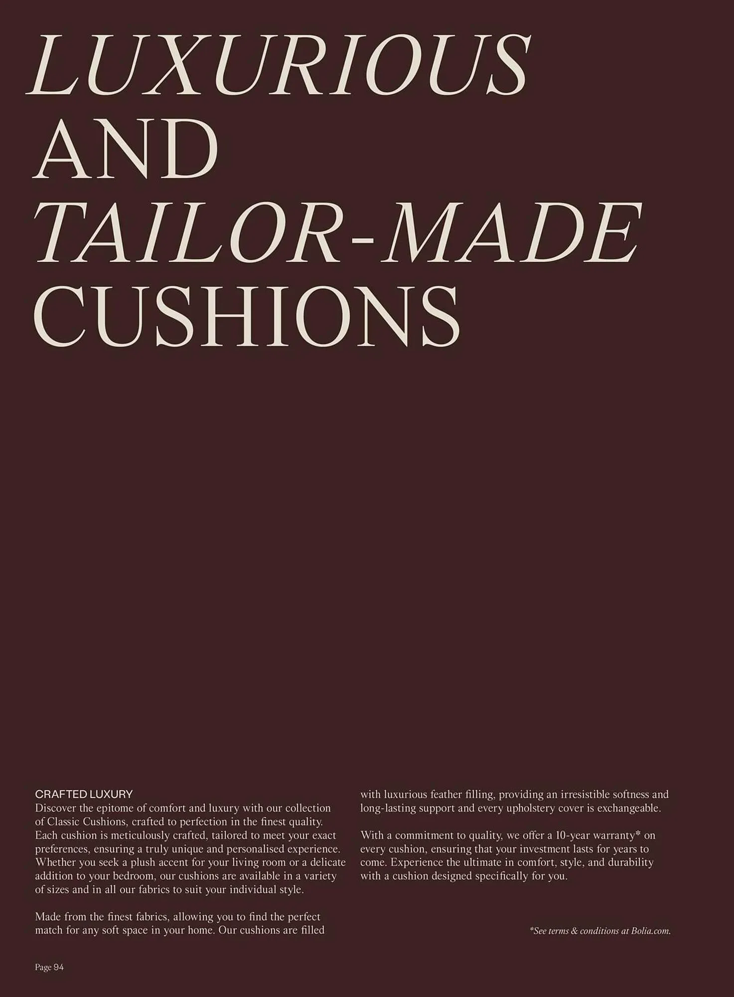 Bolia kundeavis fra 15. september til 31. desember 2025 - kundeavisside 96