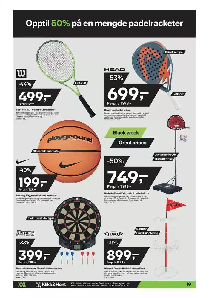 XXL Sport Kundeavis fra 25. november til 9. desember 2024 - kundeavisside 10