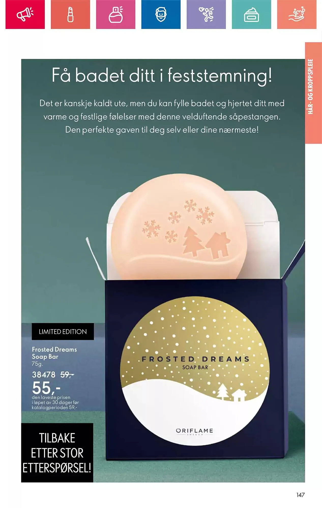 Oriflame Kundeavis fra 14. november til 4. desember 2024 - kundeavisside 147
