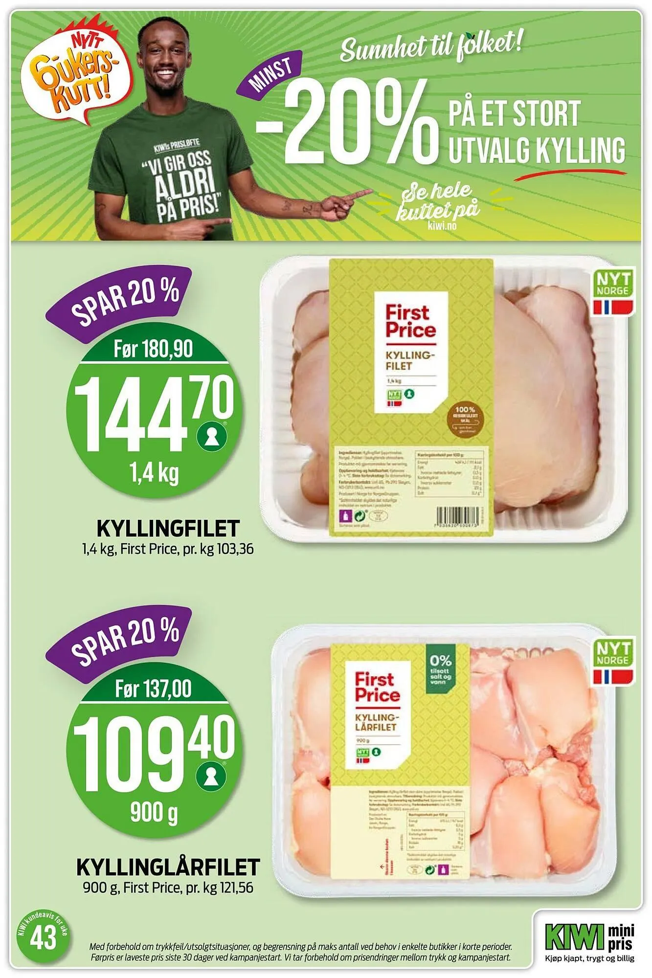 Kiwi kundeavis fra 20. oktober til 26. oktober 2025 - kundeavisside 6