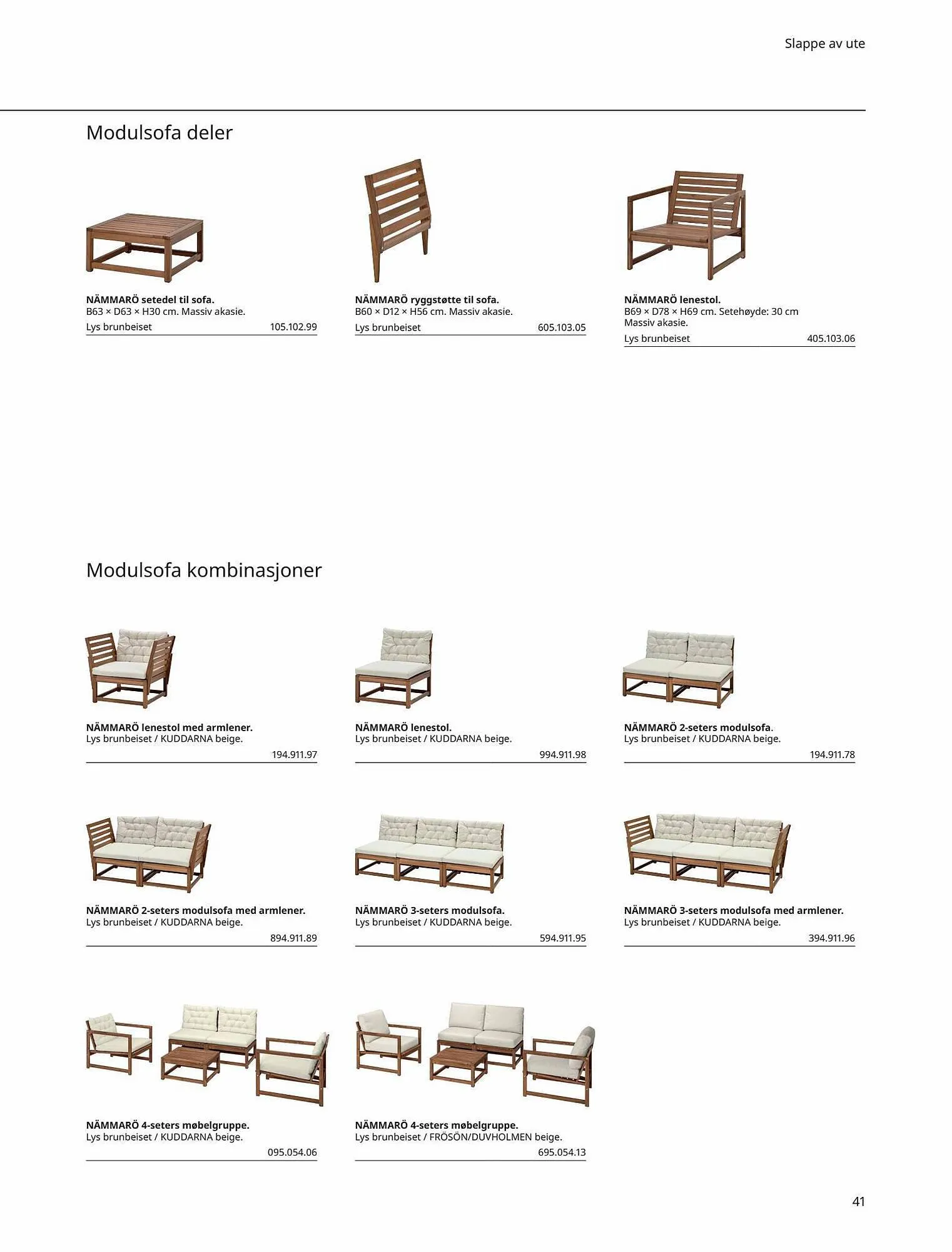 IKEA Kundeavis fra 5. mai til 31. august 2023 - kundeavisside 41