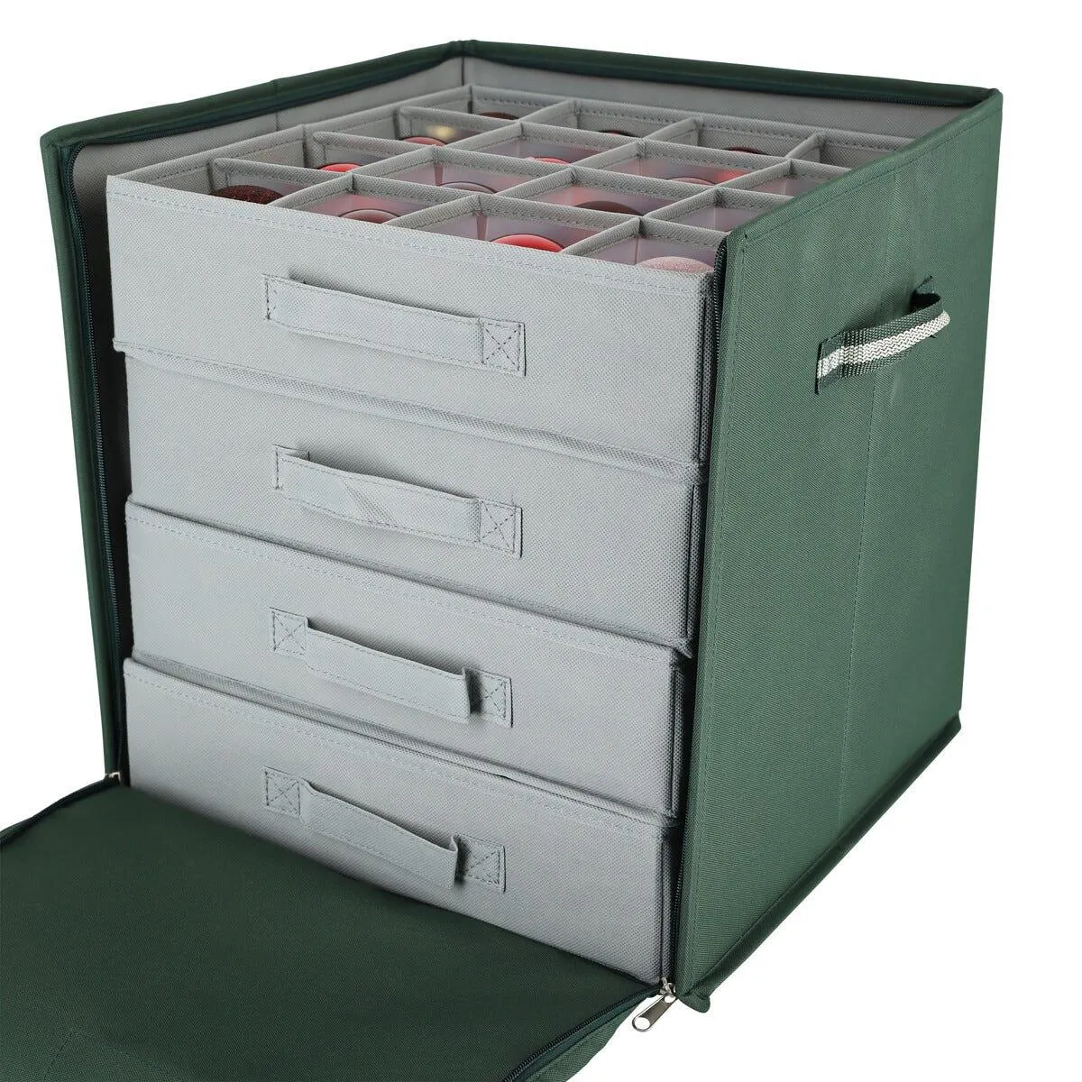 Nordfjord oppbevaringsveske til julekuler med, 64 rom