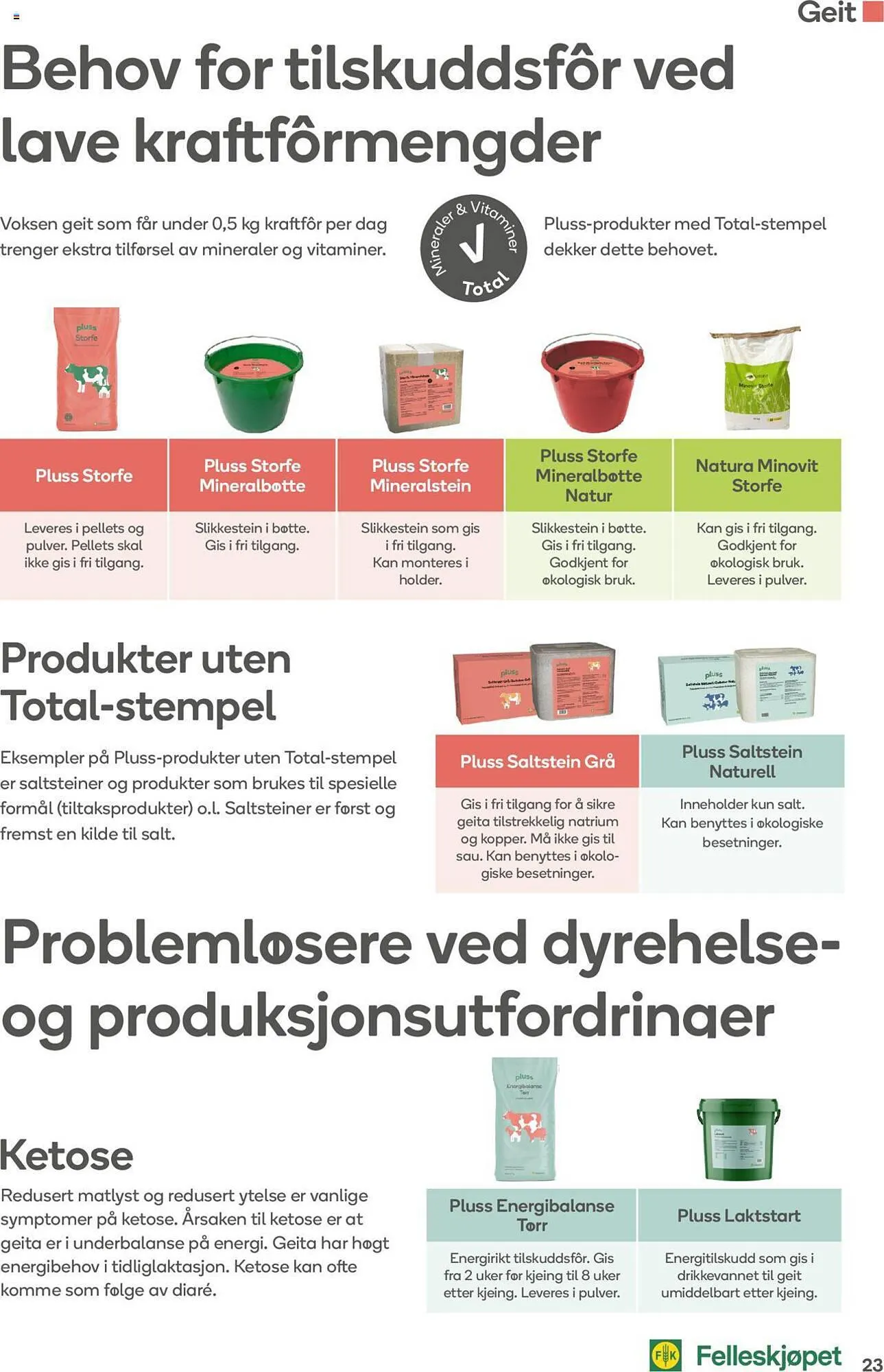 Felleskjøpet Kundeavis fra 30. januar til 30. september 2023 - kundeavisside 23