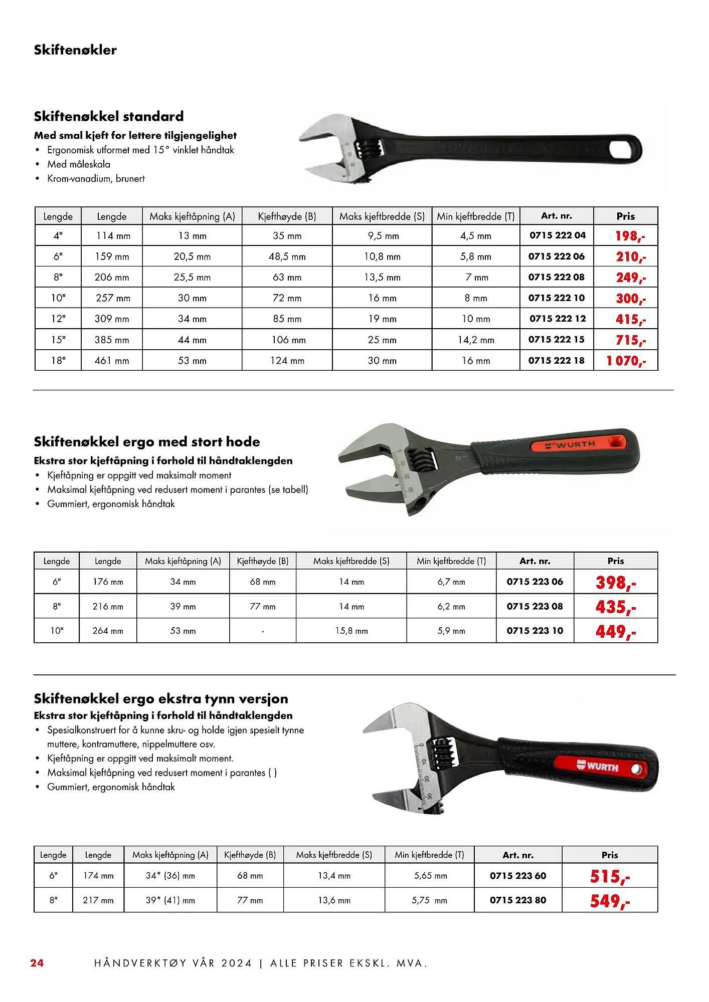 Würth Kundeavis fra 5. februar til 2. juni 2024 - kundeavisside 24