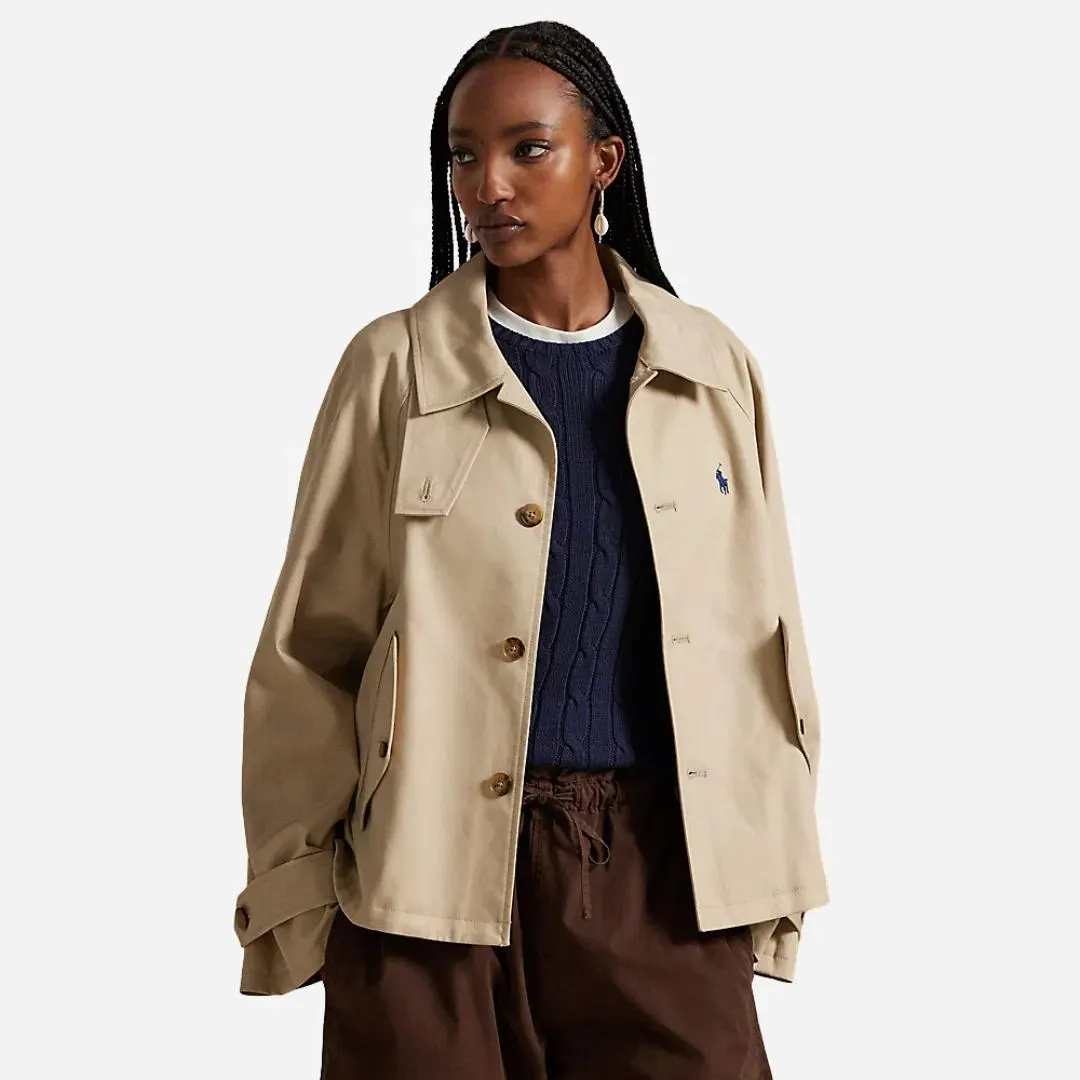 Cotton Twill Jacket - Beige