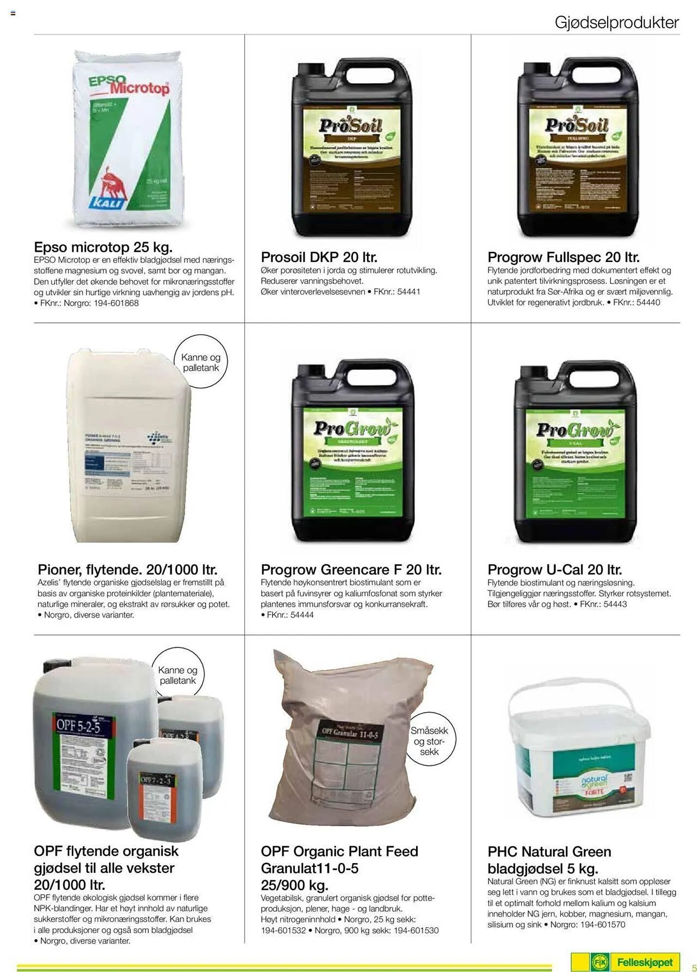 Felleskjøpet Kundeavis fra 25. januar til 31. desember 2023 - kundeavisside 5