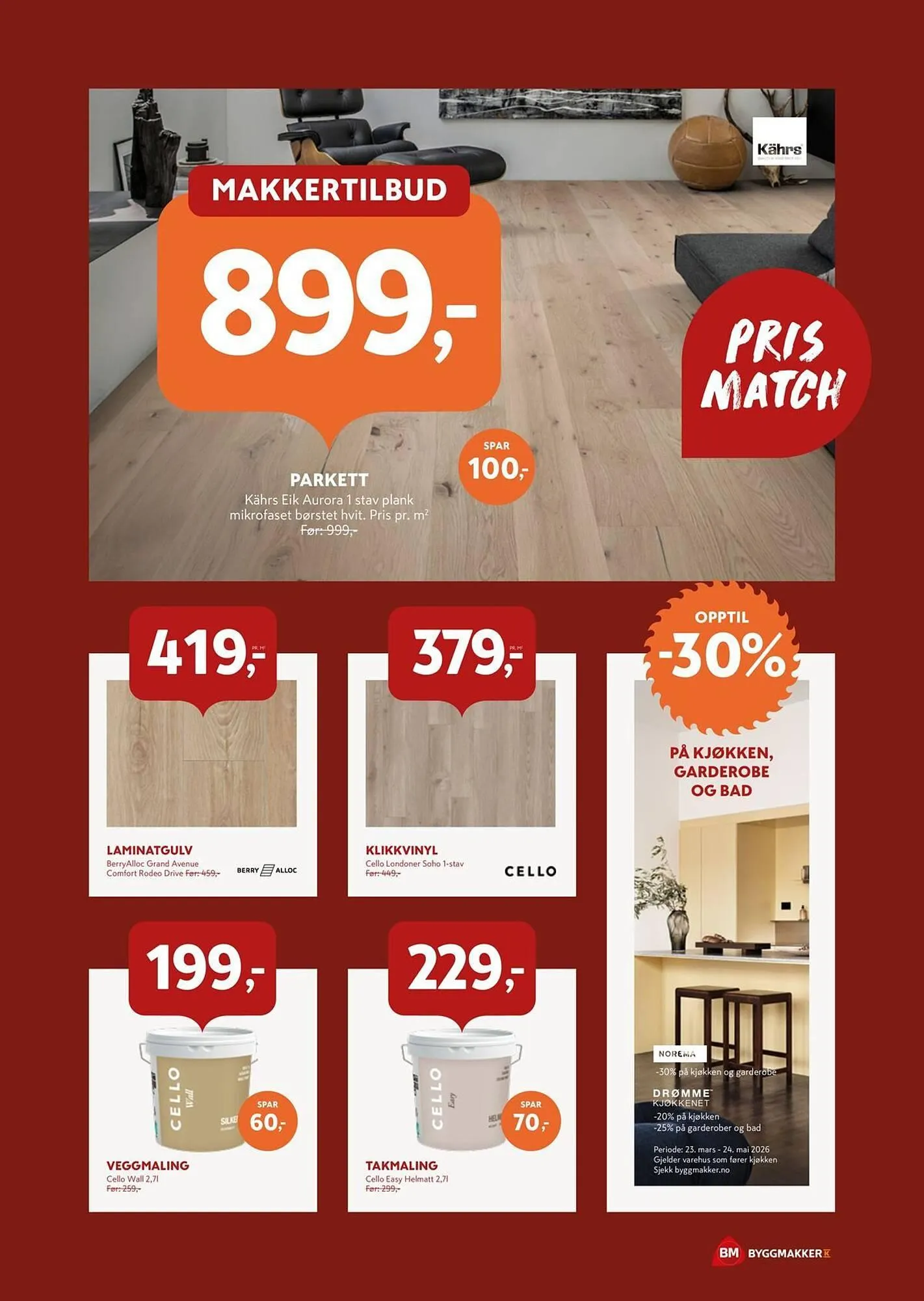 Byggmakker kundeavis fra 29. mars til 25. april 2026 - kundeavisside 7