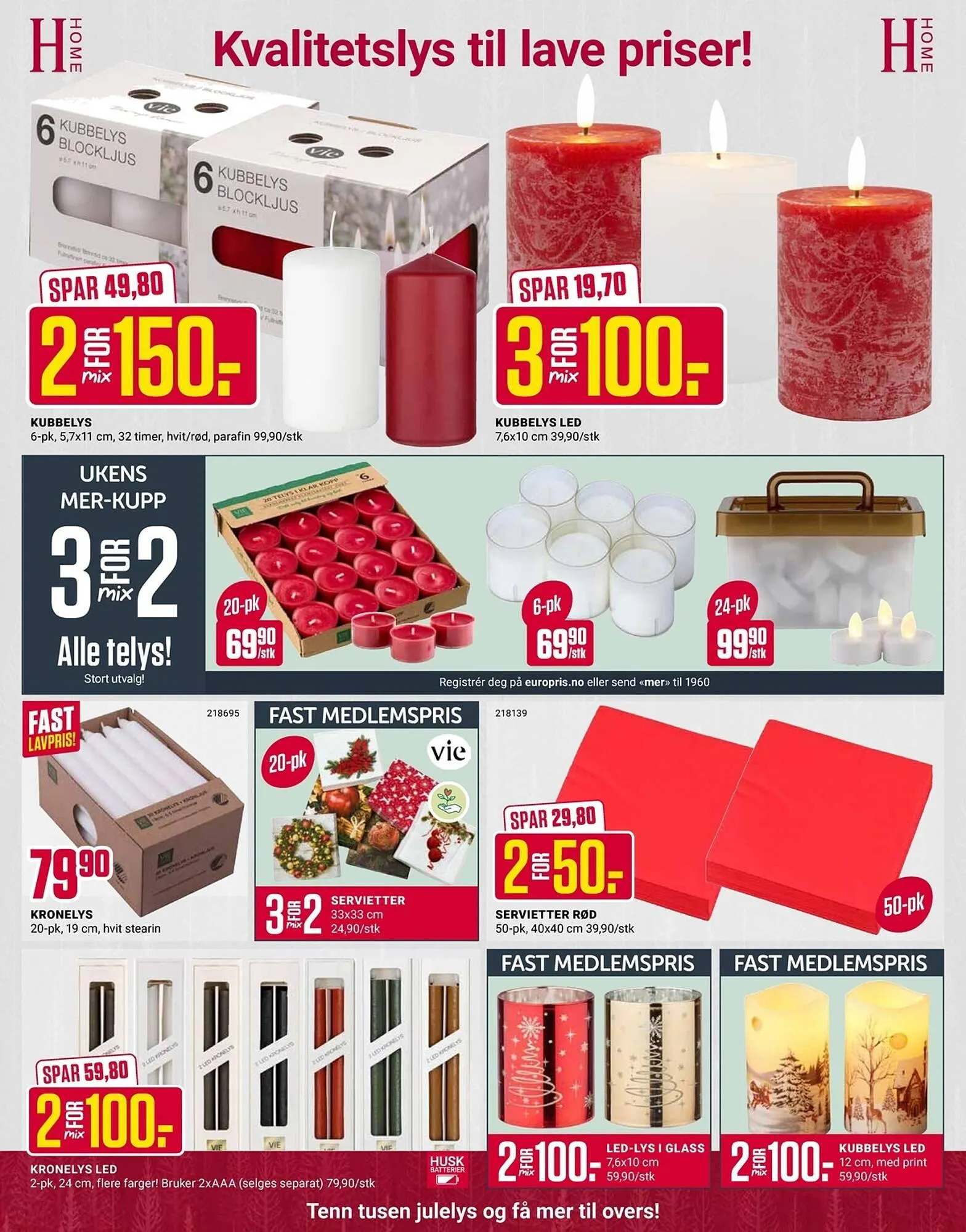 Europris kundeavis fra 8. desember til 14. desember 2025 - kundeavisside 4