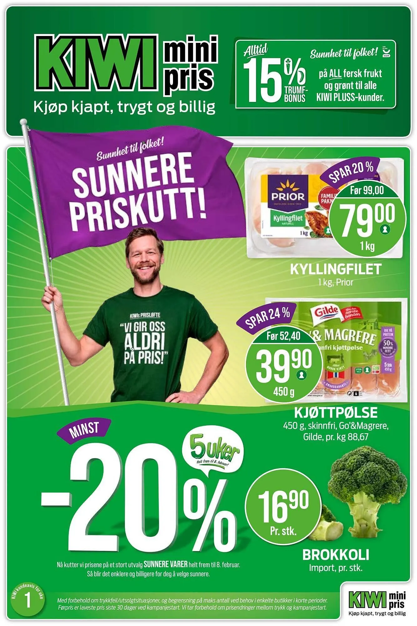 Kiwi kundeavis fra 1. januar til 5. januar 2026 - kundeavisside 1