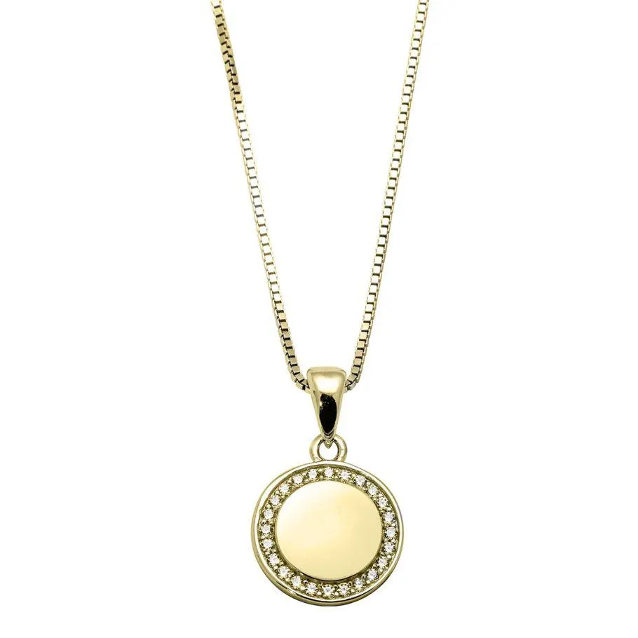 Halssmykke 925 Forgylt Sølv