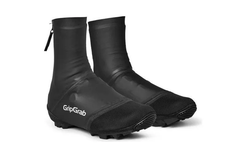 Skoovertrekk GripGrab PACR Vanntett Gravel Svart