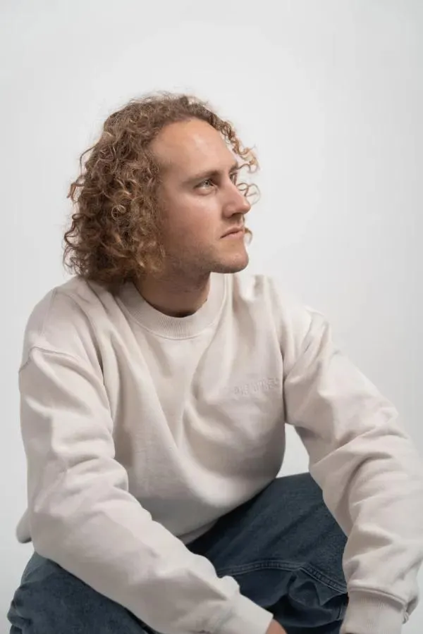 Pre Après Vintage Washed Sweatshirt Soft Beige