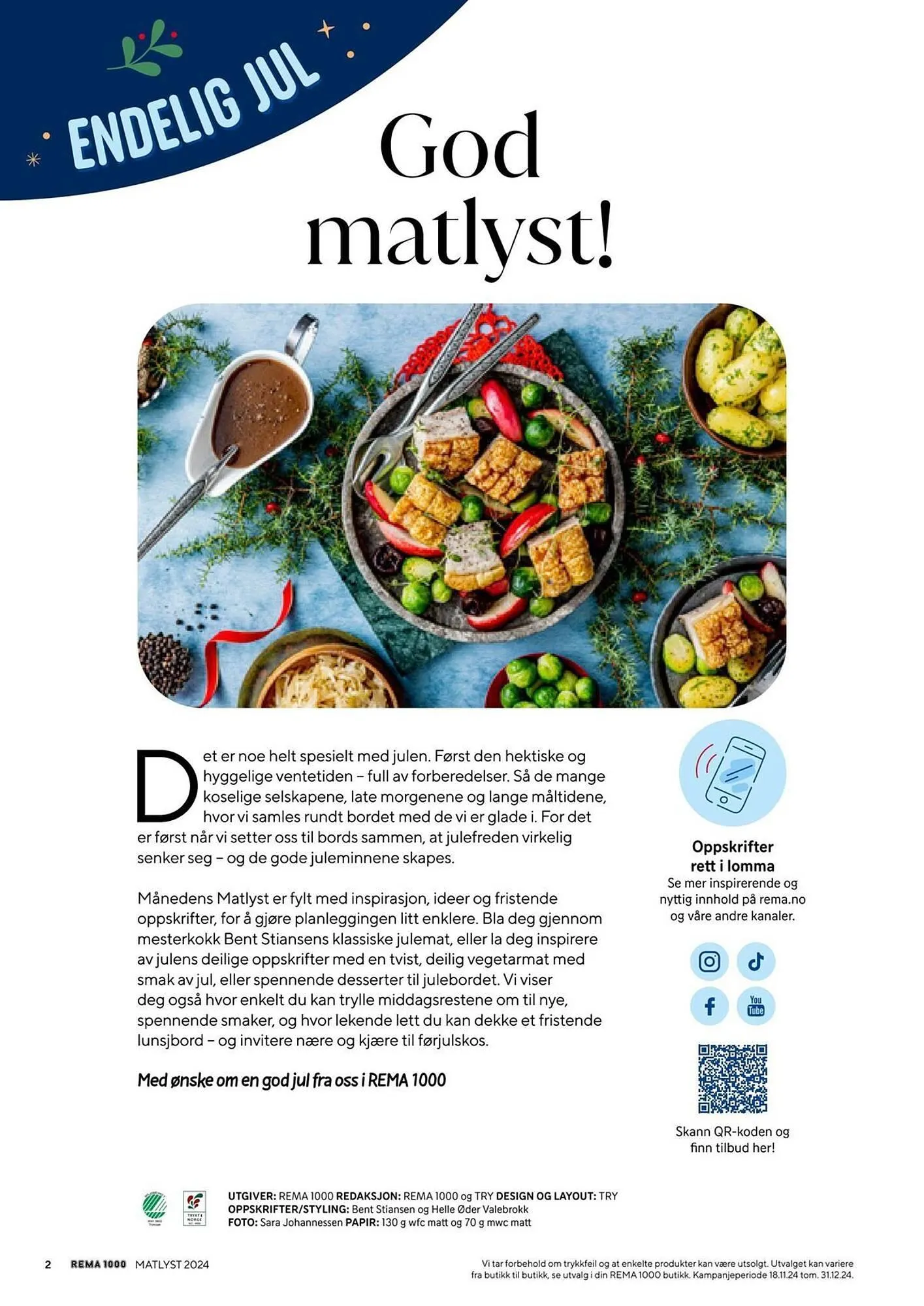 Rema 1000 kundeavis fra 1. desember til 31. desember 2025 - kundeavisside 2