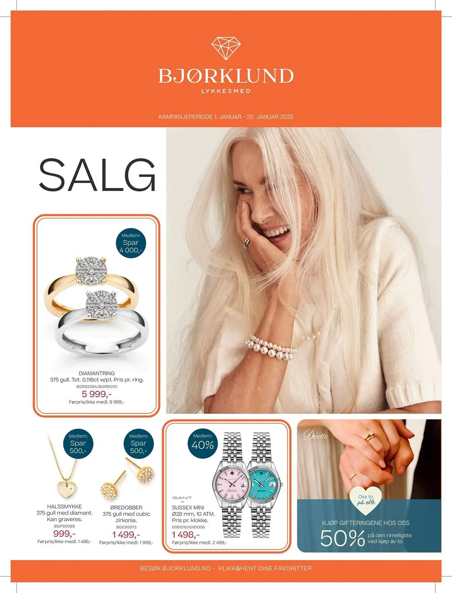 Bjørklund Kundeavis fra 1. januar til 20. januar 2025 - kundeavisside 1