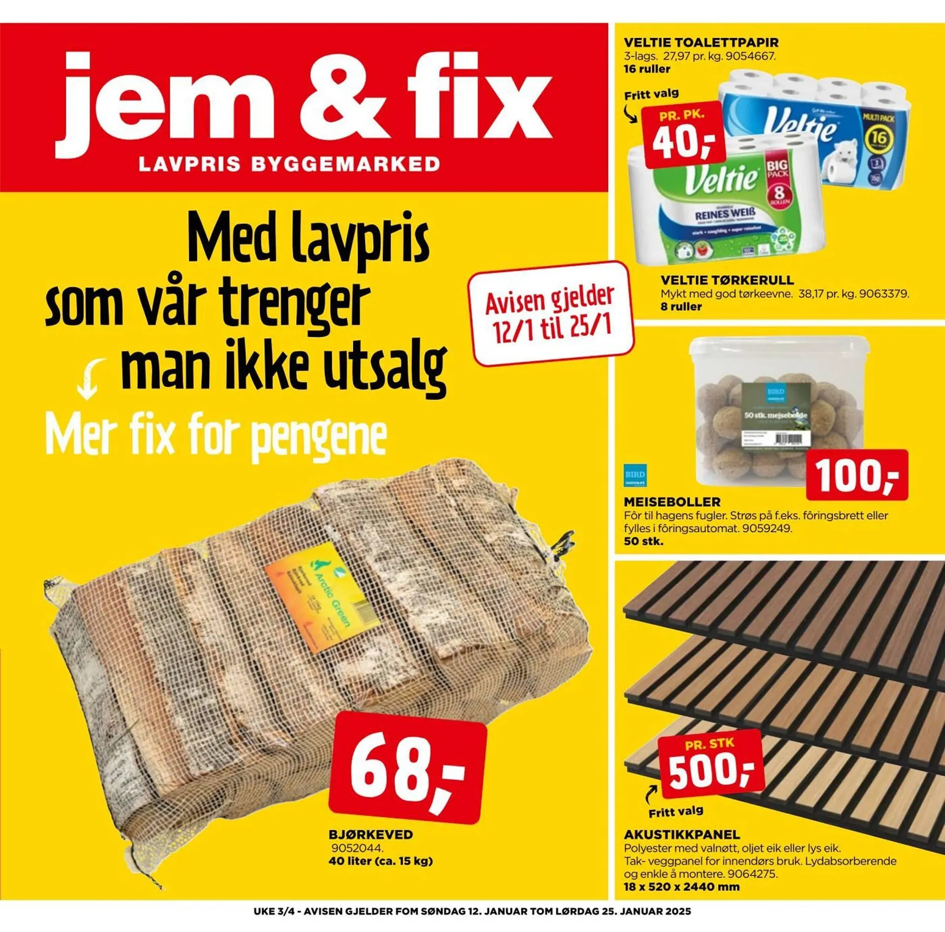 jem & fix Kundeavis fra 11. januar til 25. januar 2025 - kundeavisside 1