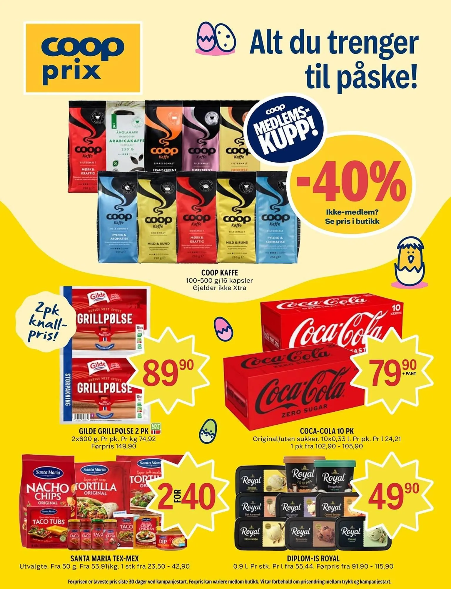 Coop Prix kundeavis fra 30. mars til 5. april 2026 - kundeavisside 1