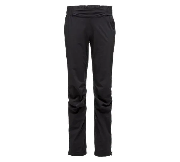 Black Diamond Womens Stormline Stretch Rain Pants Black