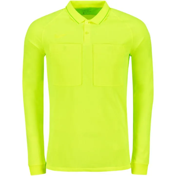 Dry Refree Jersey Long Sleeve, dommertrøye herre, Gul