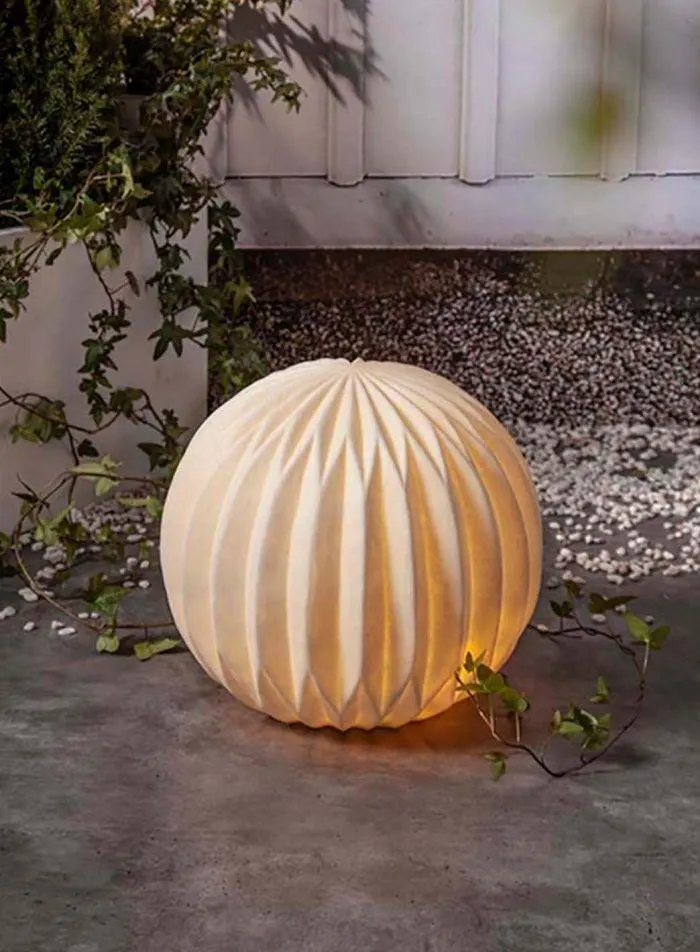 Sandy utelampe dekorasjon Ø26,5 - hvit