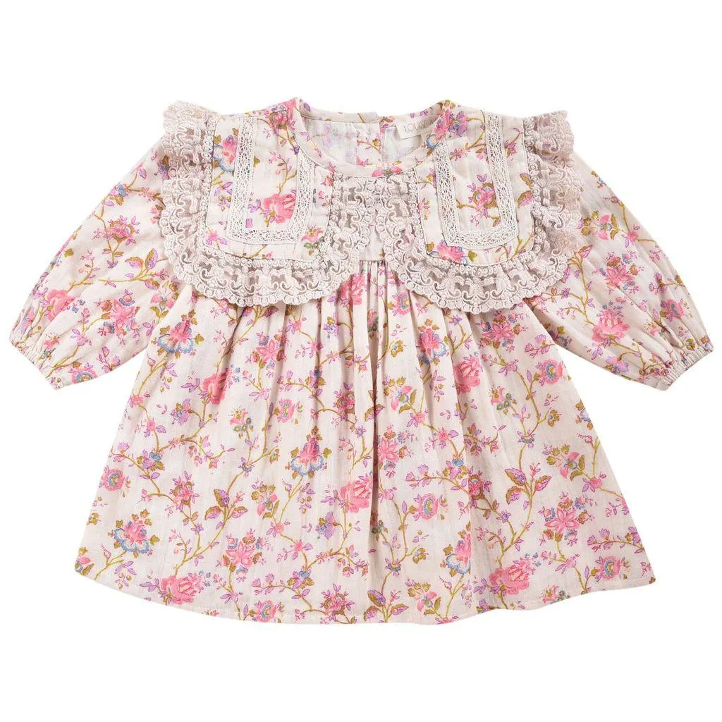 Arinola Baby-kjole Cream Bucolia Fields
