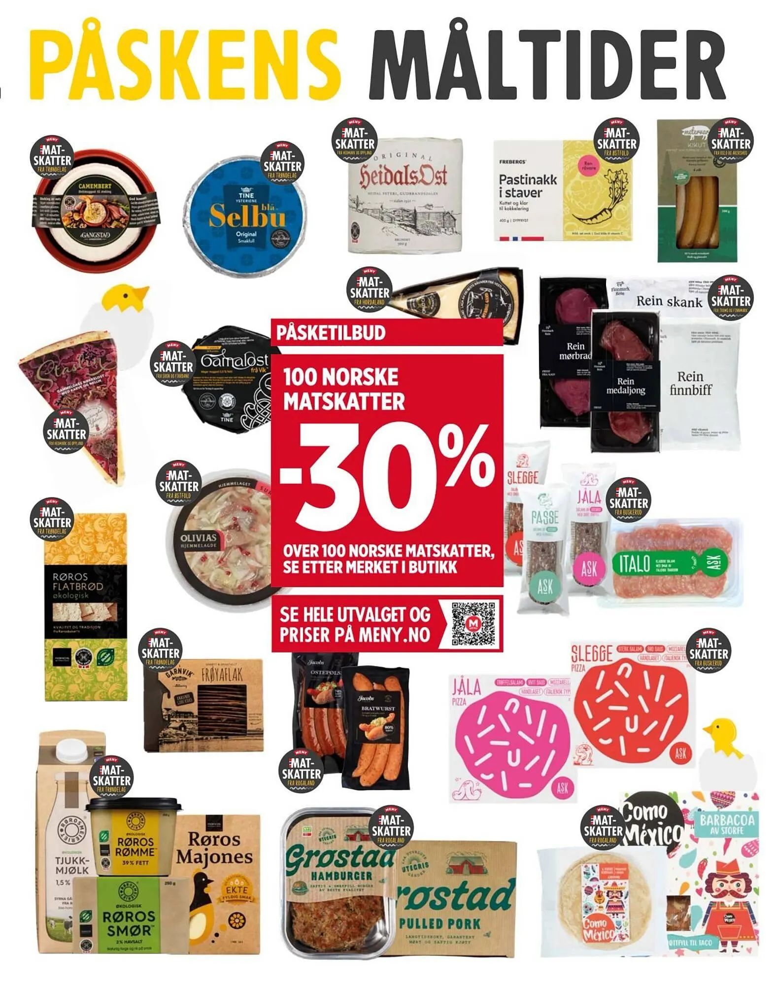 Meny kundeavis fra 15. mars til 19. mars 2026 - kundeavisside 3