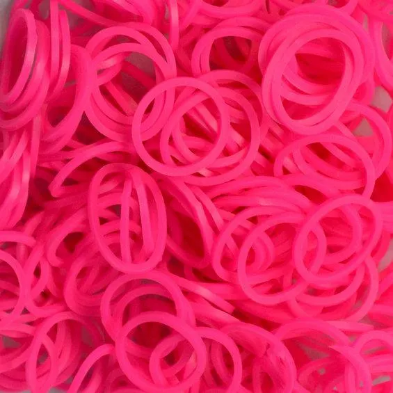 Rainbow Loom 600 stk Neon rosa