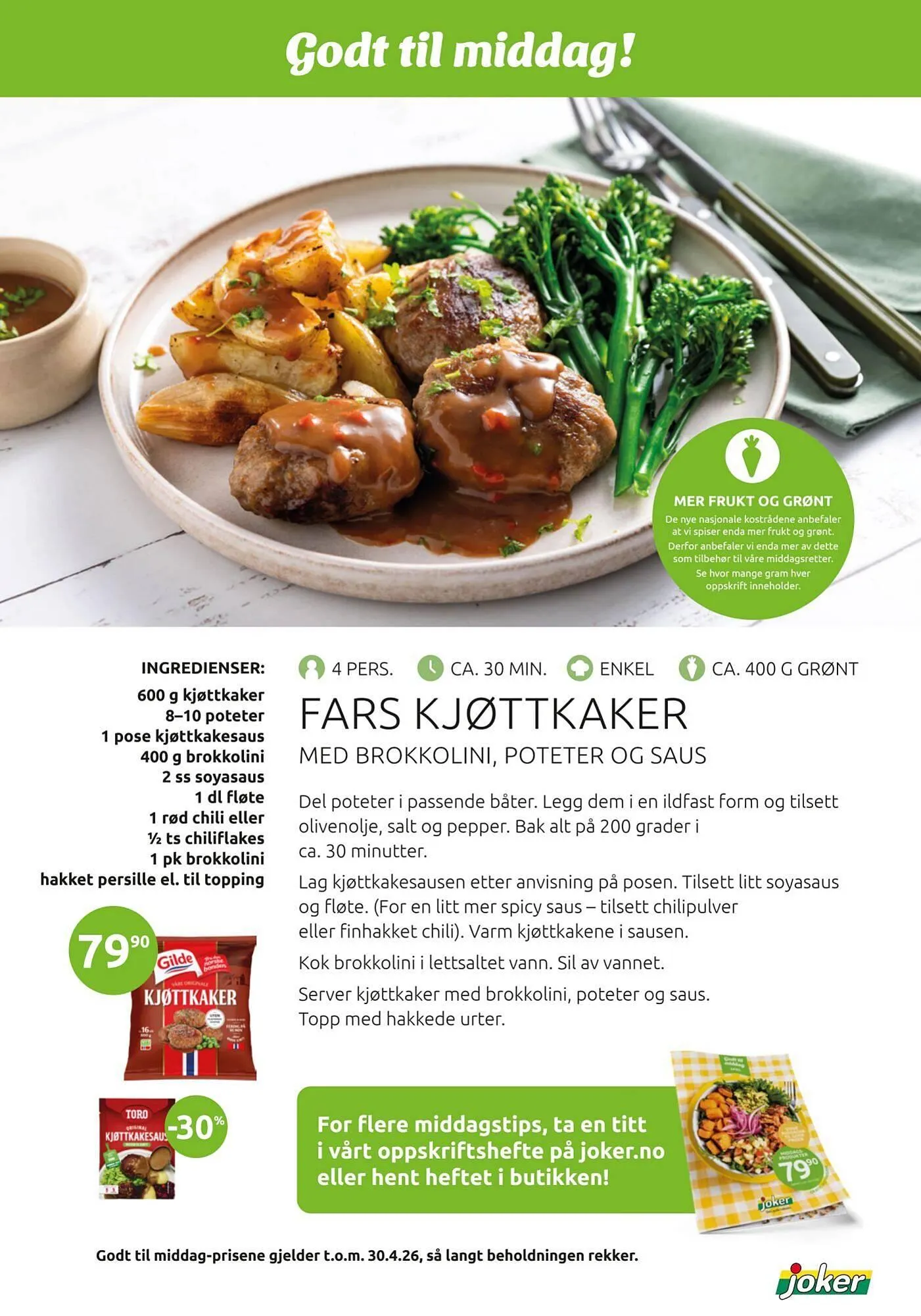 Joker kundeavis fra 21. april til 26. april 2026 - kundeavisside 20