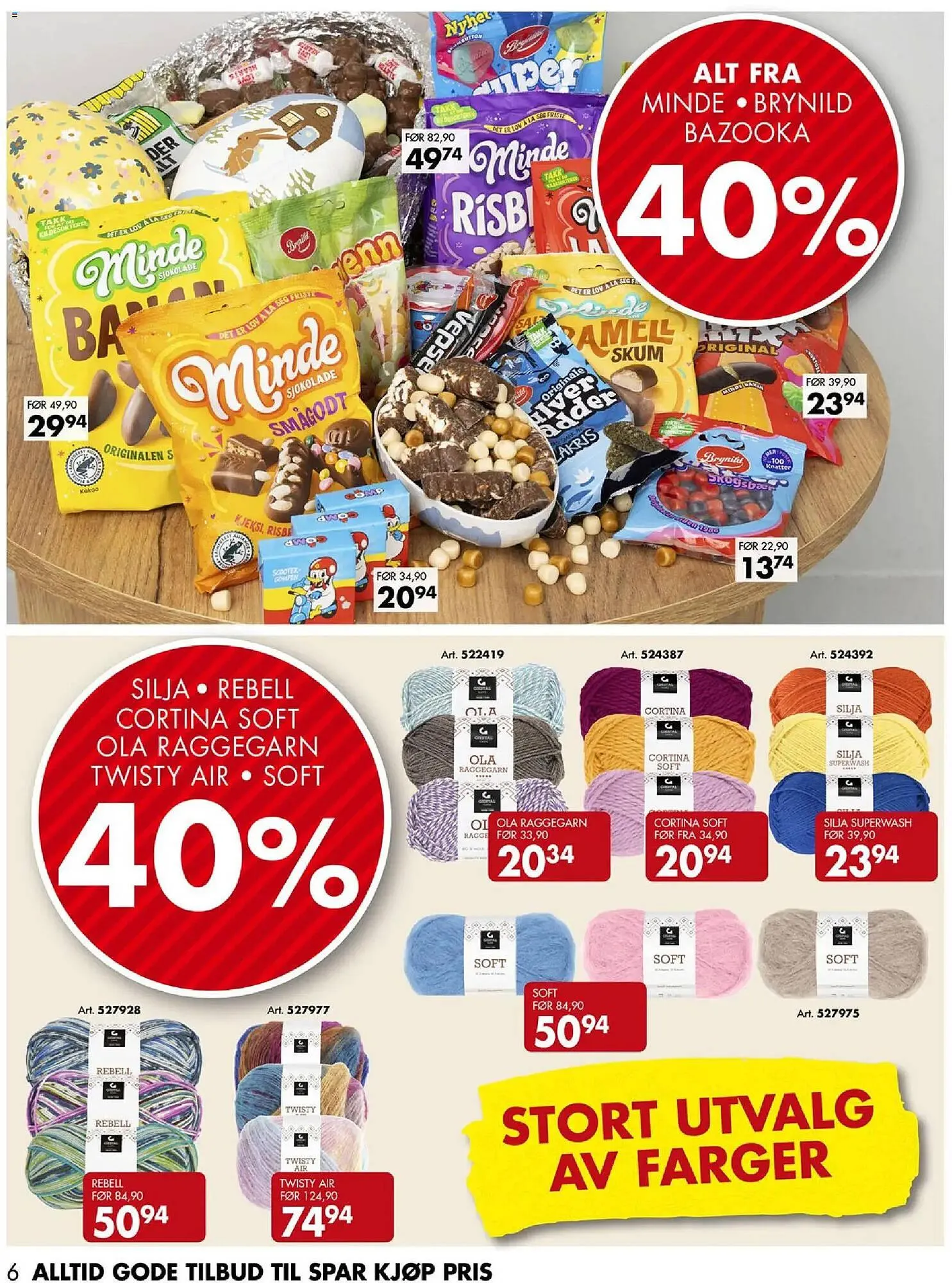 Sparkjøp kundeavis fra 16. mars til 6. april 2026 - kundeavisside 6
